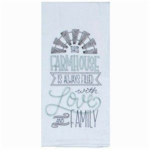 This FARMHOUSE is Always Filled with LOVE and FAMILY Cotton Flour Sack Towel